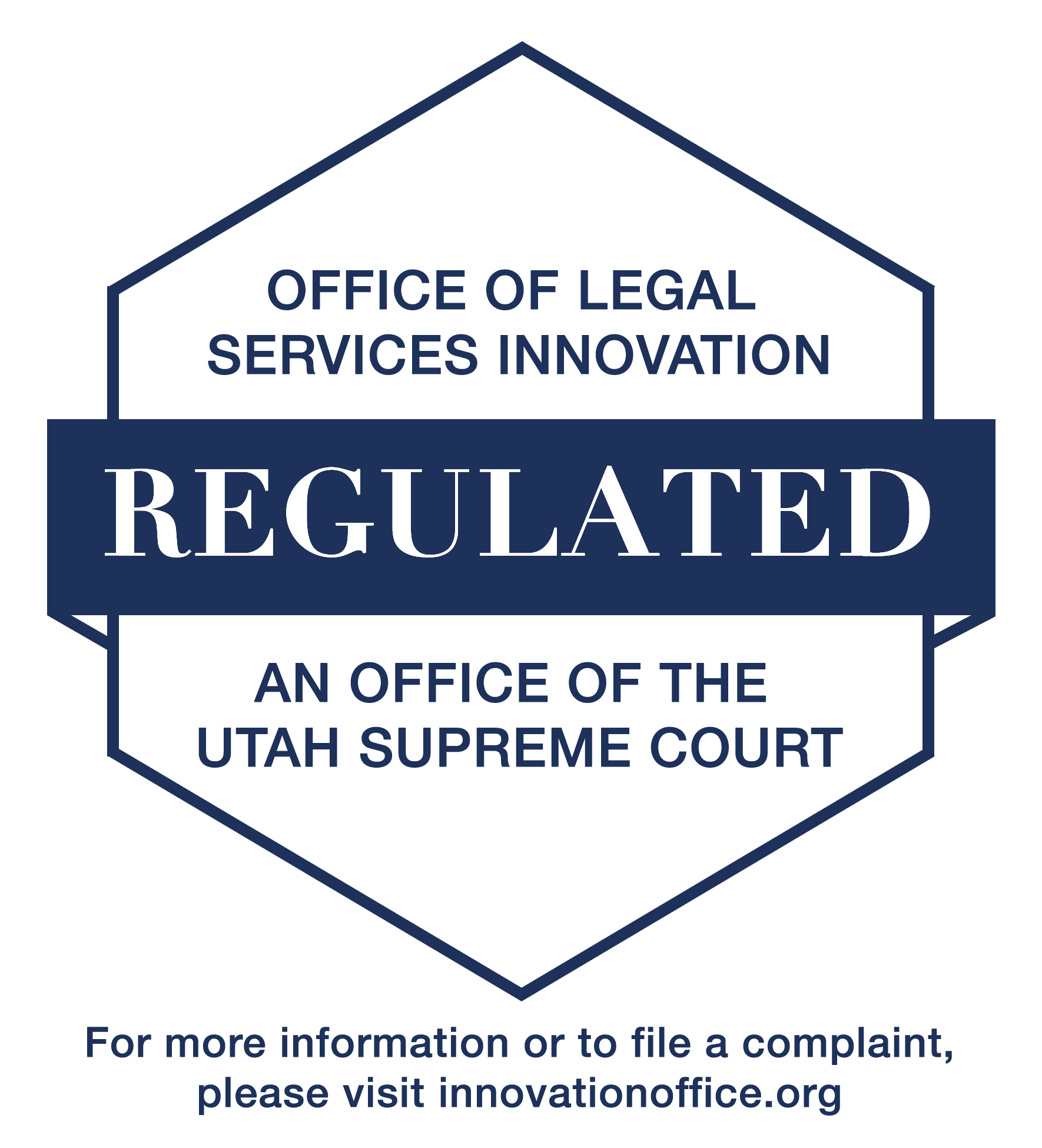 法律服务创新办公室的标志，犹他州最高法院的一个部门